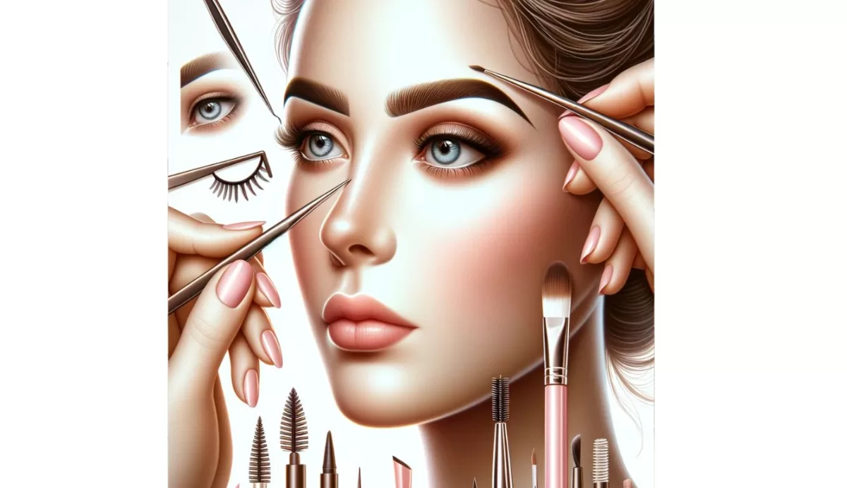 how to shape brows at home