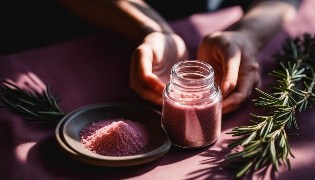 salt scrub salt scrub